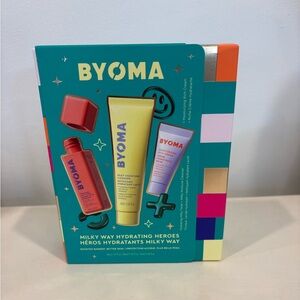 Byoma gift set travel size new in box toner cleanser moisturizer